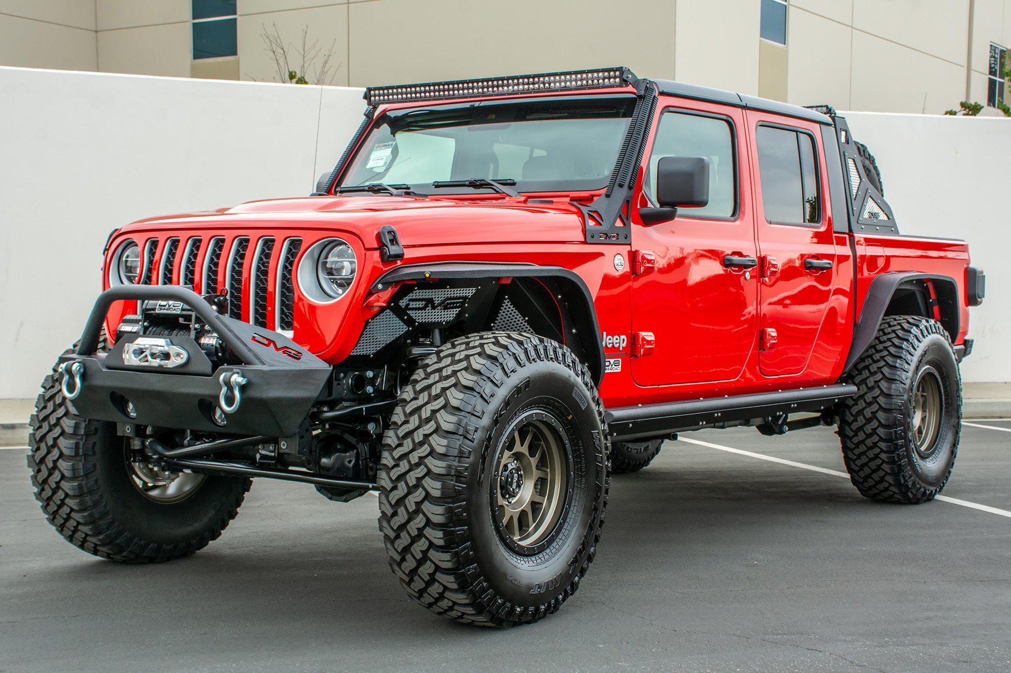 2020-2026 Jeep Gladiator JT Rock Sliders with Step - Image 5