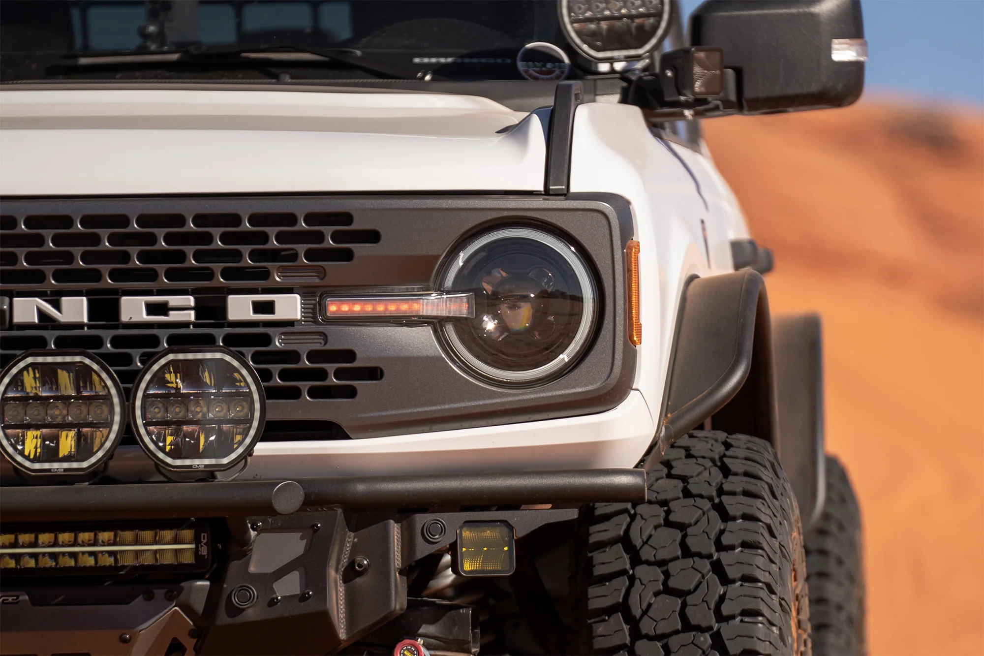 2021-2026 Ford Bronco Black Headlights - Image 10