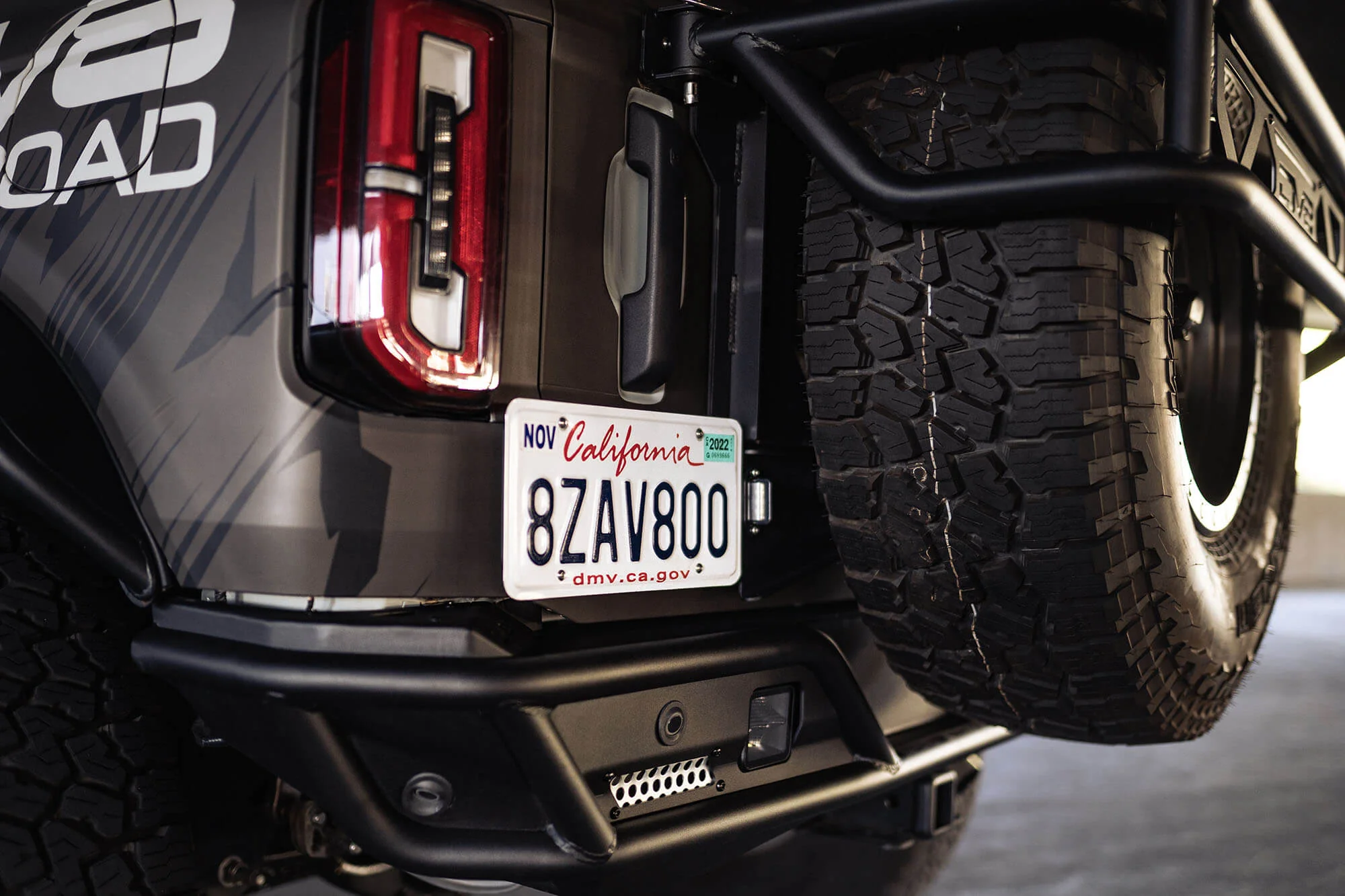 2021-2026 Ford Bronco Rear License Plate Relocation Bracket - Image 5
