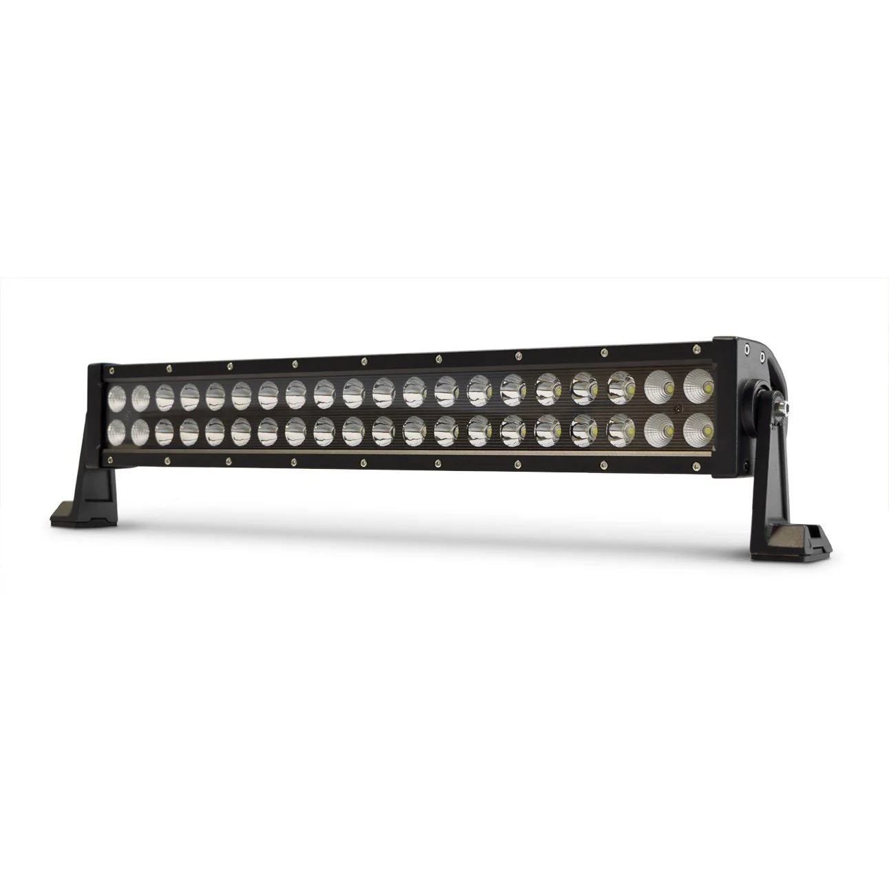Dual Row LED Light Bar with Black Bezel - Image 3