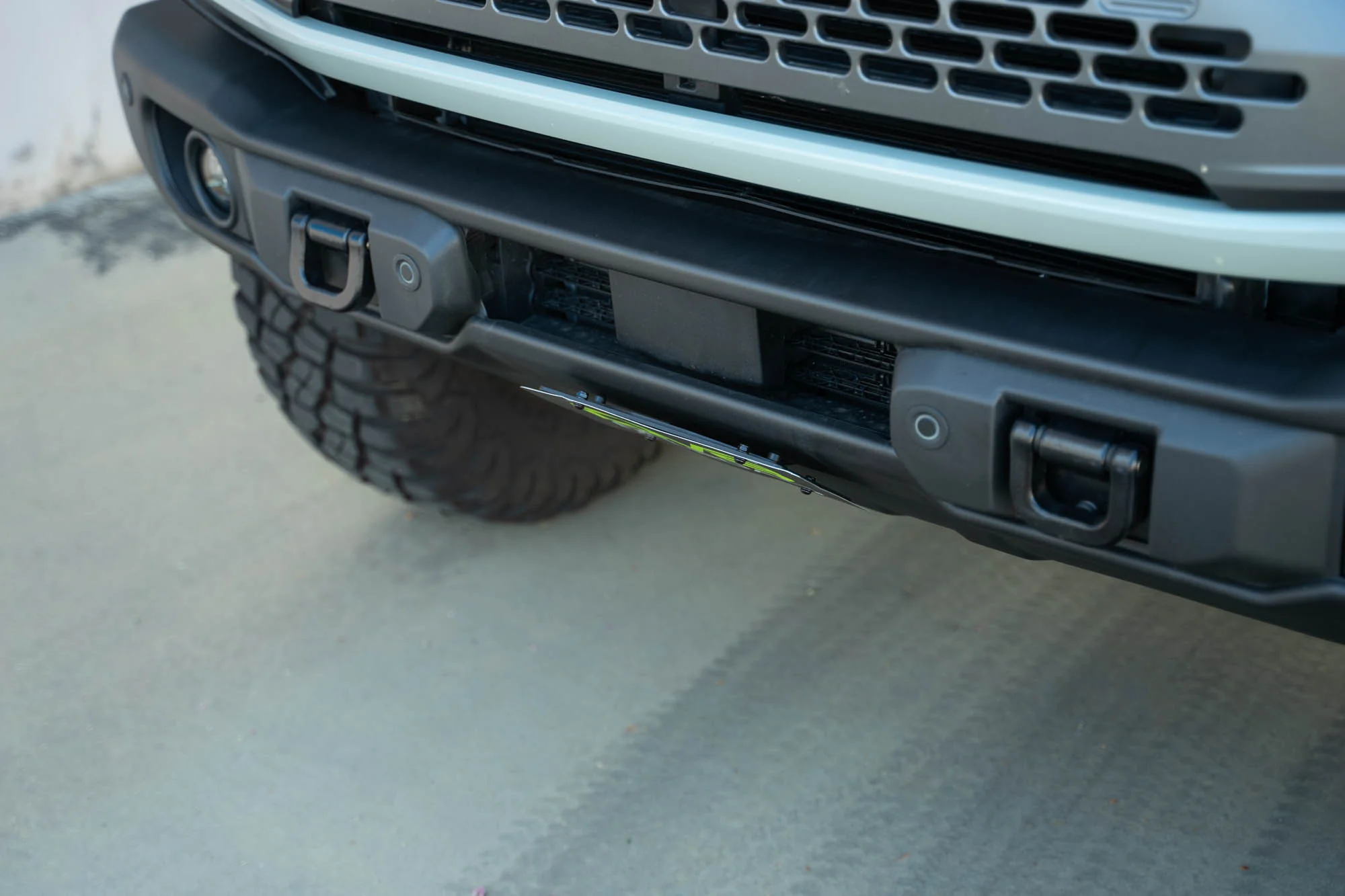 2021-2026 Ford Bronco | Capable Bumper Slanted Front License Plate Mount - Image 3