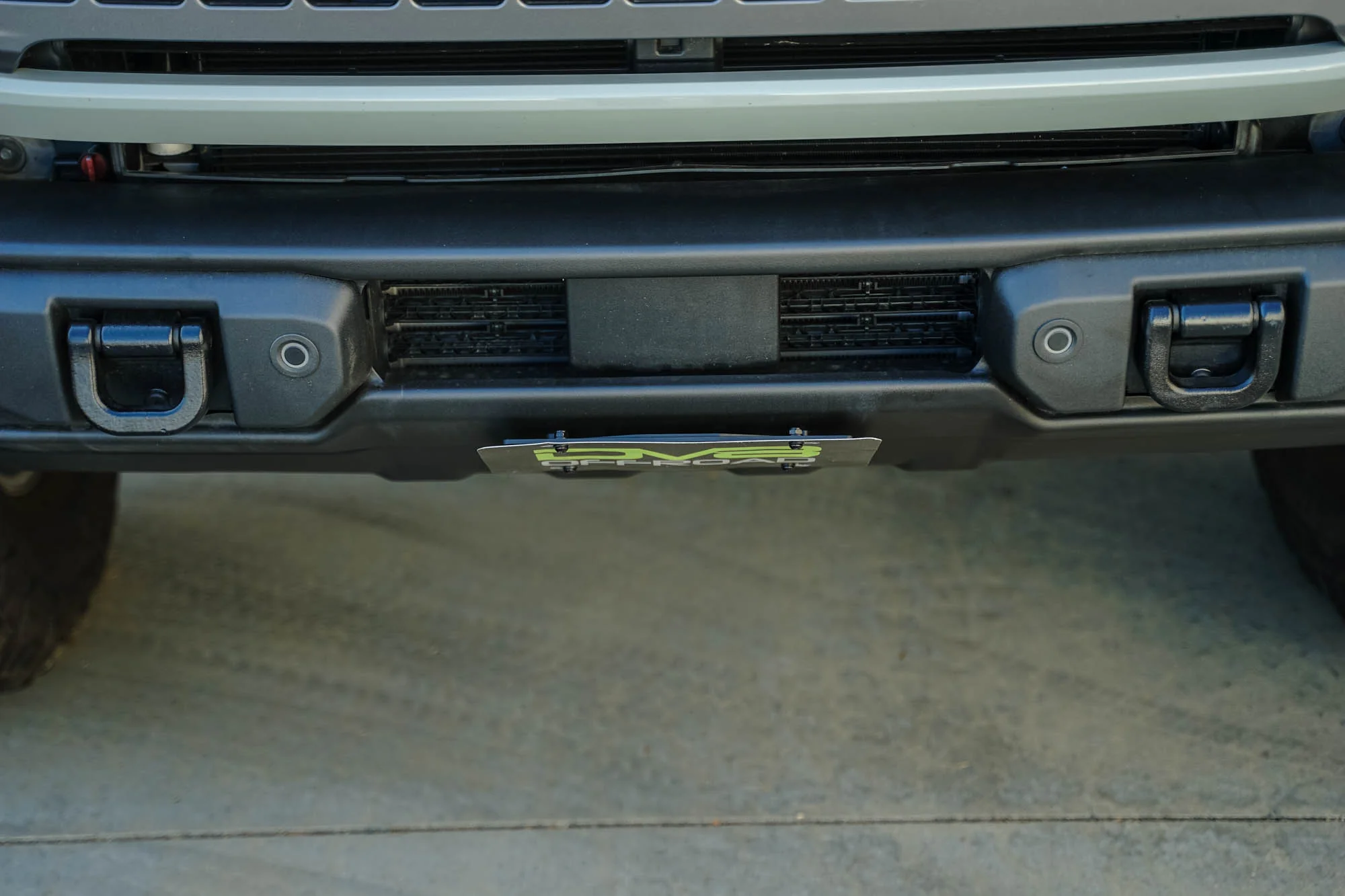 2021-2026 Ford Bronco | Capable Bumper Slanted Front License Plate Mount - Image 6