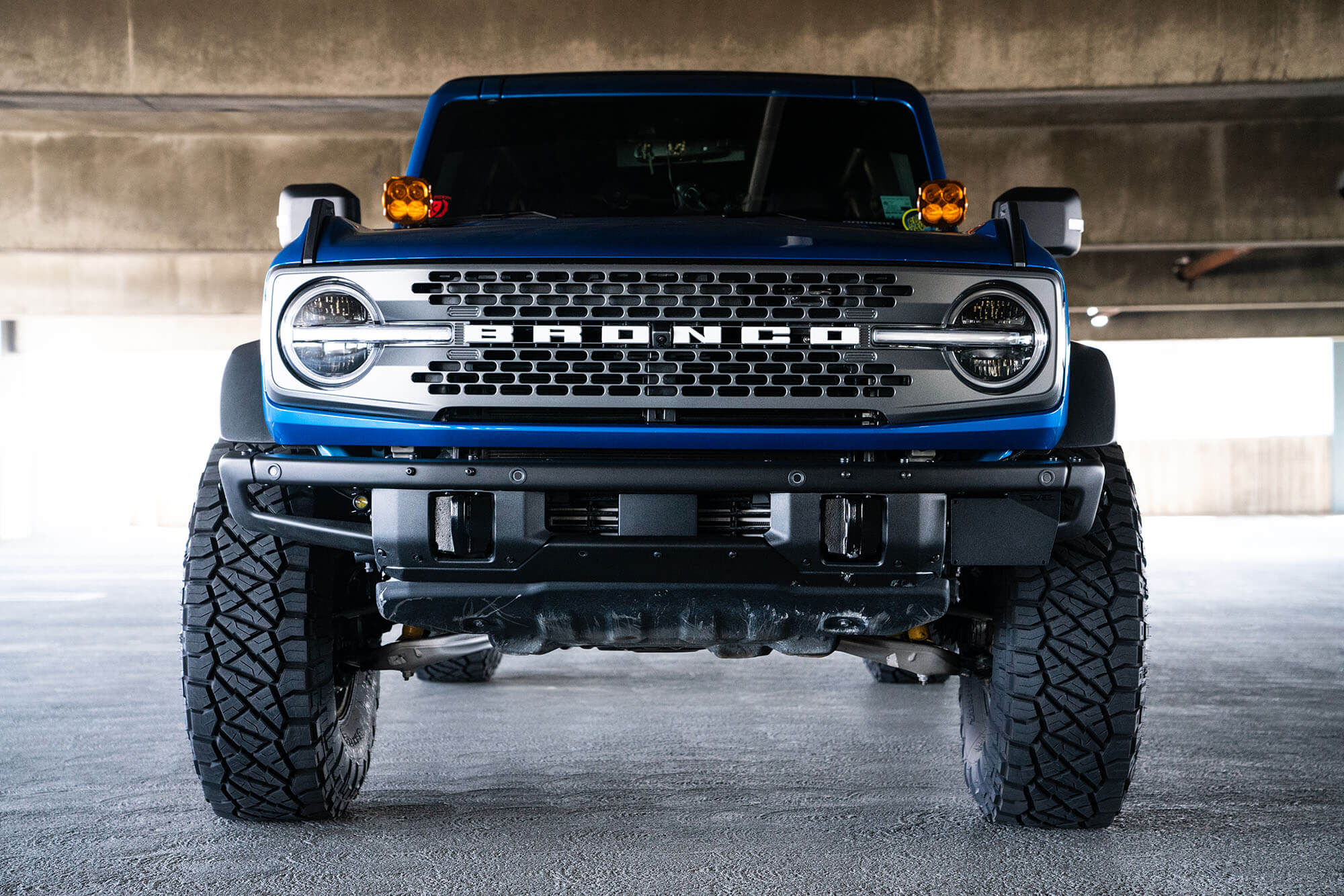 2021-2026 Ford Bronco | Factory Front Bumper License Relocation Bracket | Side - Image 12