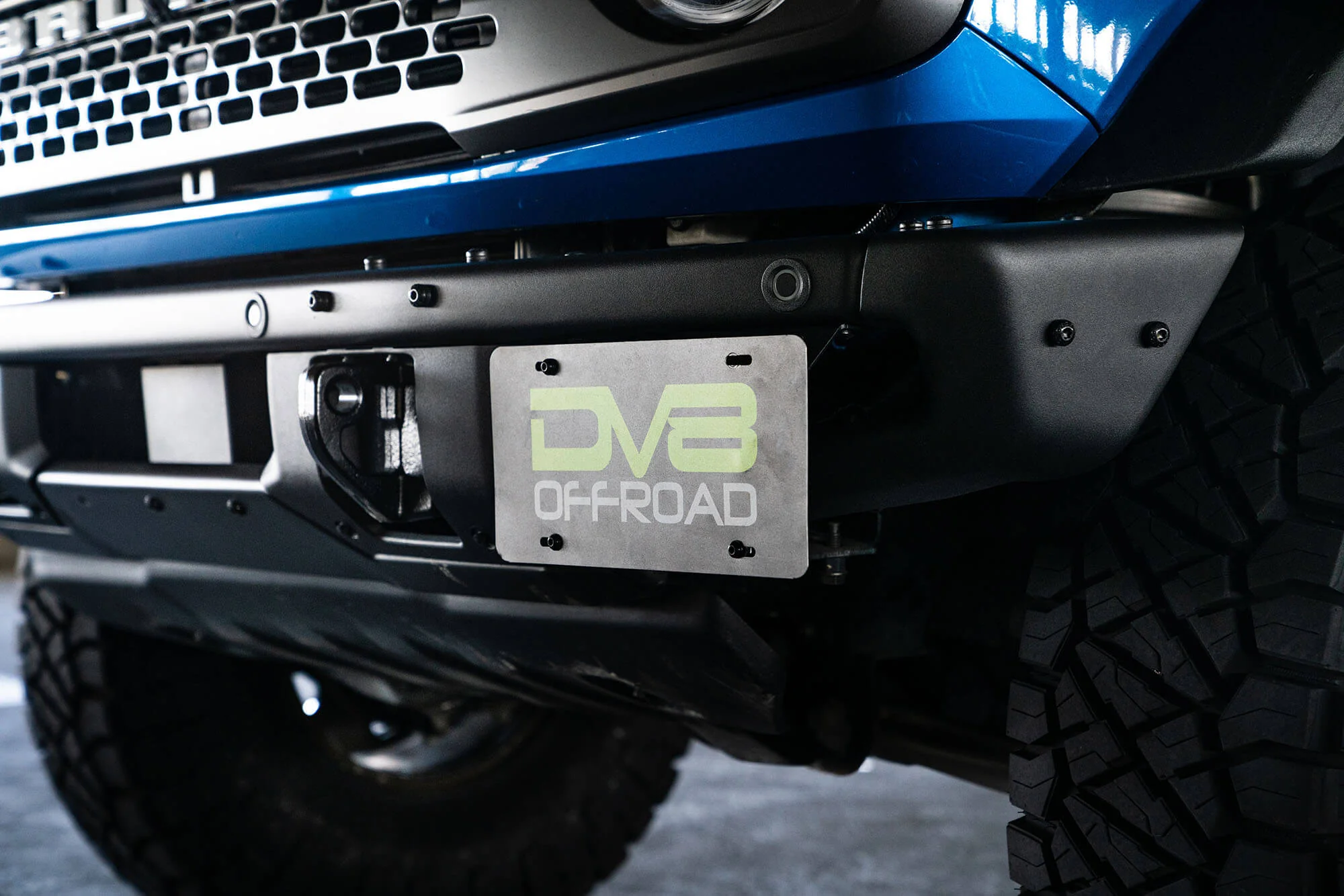 2021-2026 Ford Bronco | Factory Front Bumper License Relocation Bracket | Side - Image 13