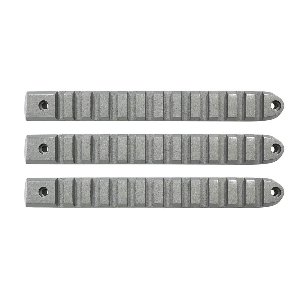 2007-2018 Jeep JK 2 Door Handle Inserts | 3 pcs | Silver