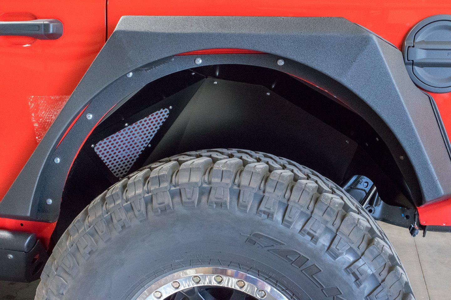 2018-2023 Jeep JL Rear Inner Fenders | Black