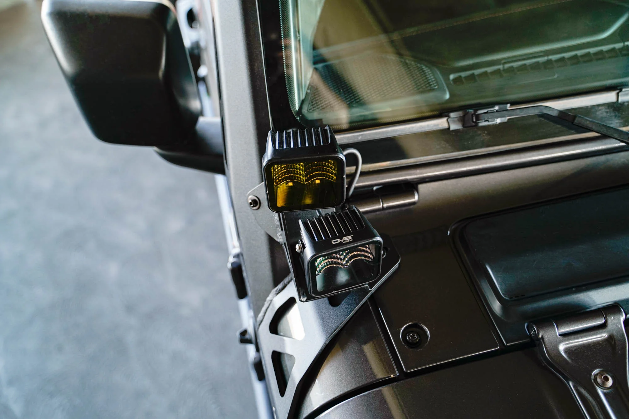 2018-2026 Jeep Wrangler JL & Gladiator JT | A-Pillar Dual Light Pod Mounts - Image 2