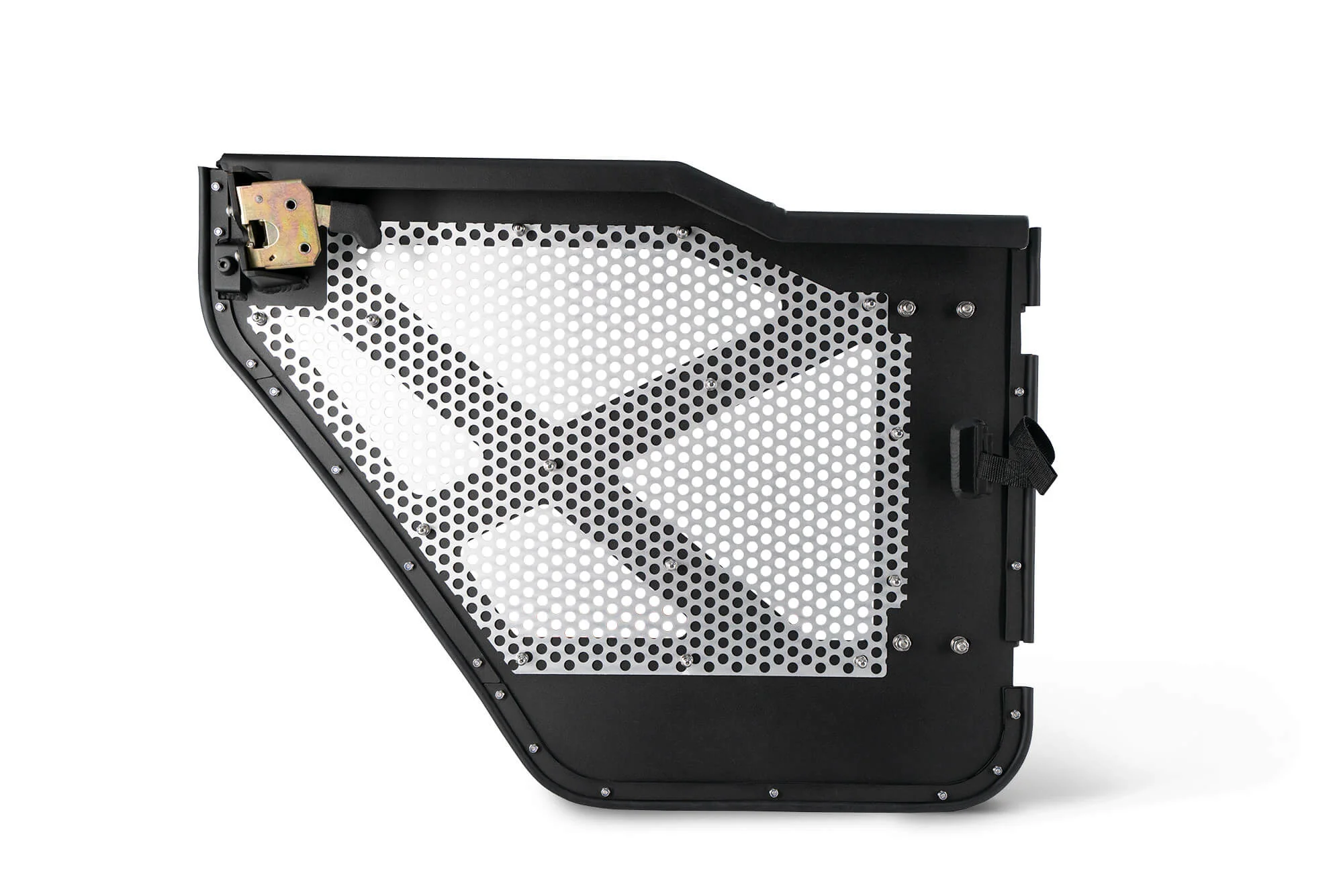 2018-2025 Jeep JL & 2020-2025 JT Rear Half-Doors with Aluminum Mesh - Image 3