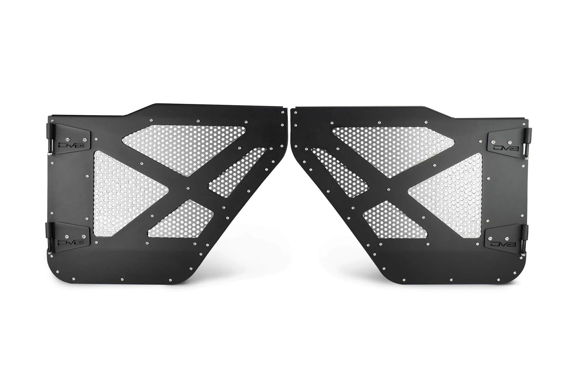 2018-2025 Jeep JL & 2020-2025 JT Rear Half-Doors with Aluminum Mesh - Image 5