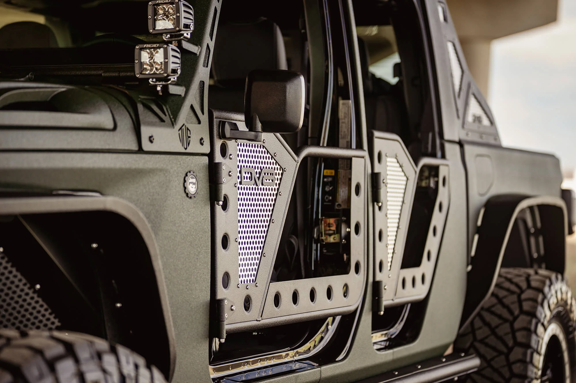2018-2025 Jeep JL & 2020-2025 JT Rear Rock Doors - Image 3