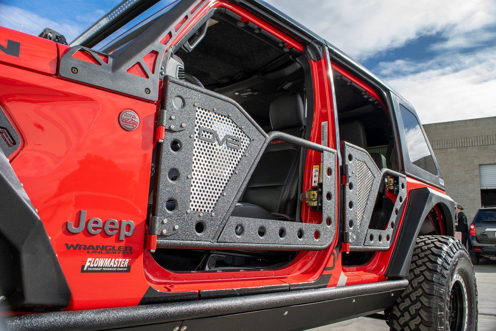 2018-2025 Jeep JL & 2020-2025 JT Rear Rock Doors - Image 5