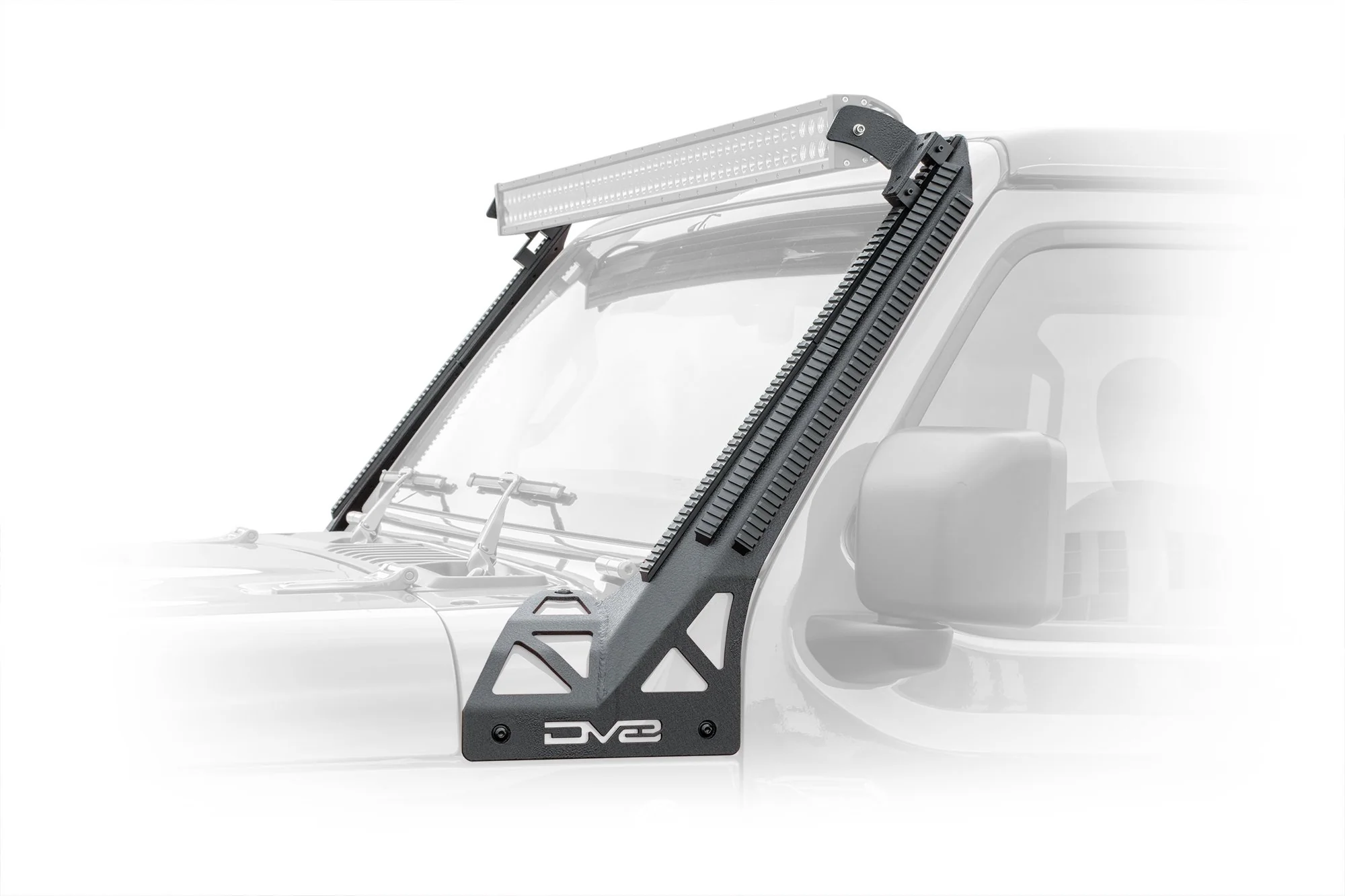 2018-2026 Jeep Wrangler JL & Gladiator JT A-Pillar Mounted Rail System